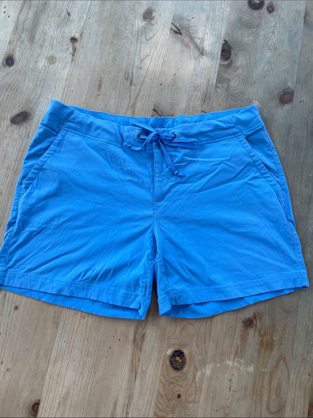 Columbia Omni Shield Advanced Repellent Blue Women's Athletic Drawstring Shorts